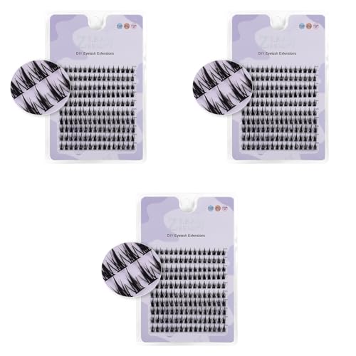 MAYCREATE® False Eyelash Extensions Kit DIY 160pcs Eye Lashes Clusters 11-12-13mm Mixed Natural Curl False Eyelashes for Women Girls Home Use Wispy Lash X 3 MAYCREATE® False Eyelash Extensions Kit DIY 160pcs Eye Lashes Clusters 11-12-13mm Mixed Natural Curl False Eyelashes for Women Girls Home Use Wispy Lash X 3